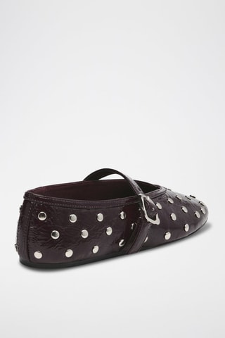 Scarpe baby in pelle Acher - Marrone e argentato