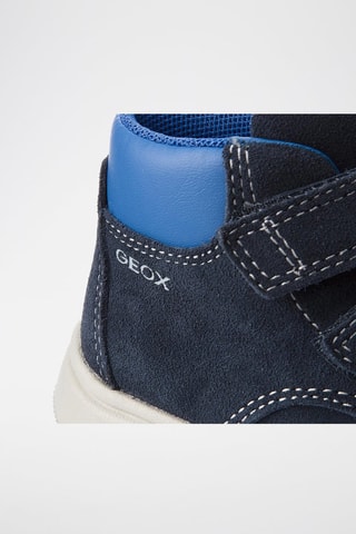 Stivaletti in pelle scamoscaita Xunday - Blu notte - Geox