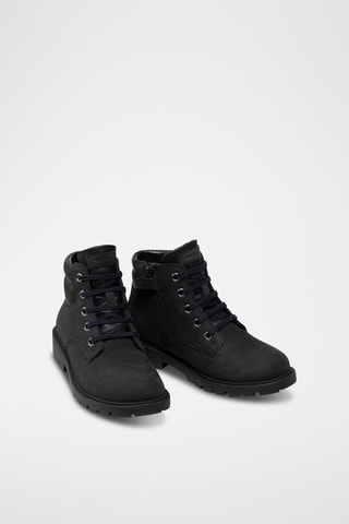Stivaletti in pelle scamoscaita Shaylax - Nero - Geox