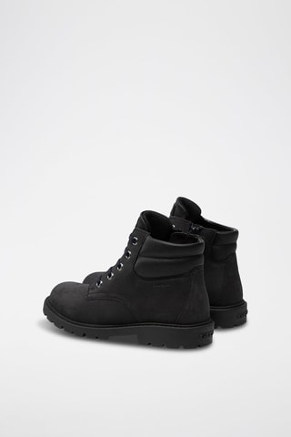 Stivaletti in pelle scamoscaita Shaylax - Nero - Geox