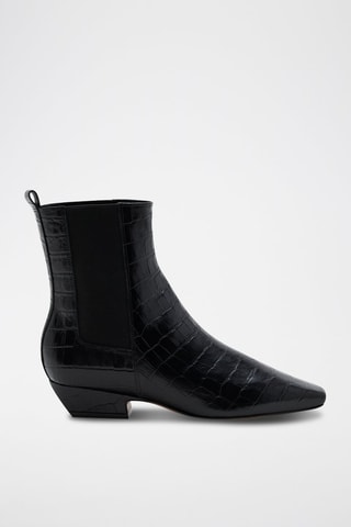 Bottines Chelsea en cuir Key - Noir