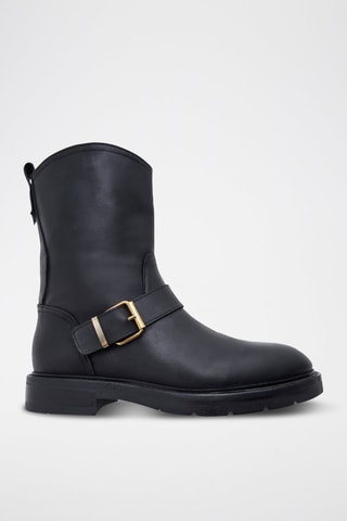 Stivaletti in pelle Margaret - Nero