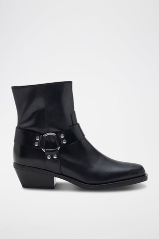 Stivaletti in pelle Daya - Nero