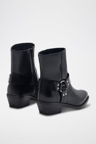 Stivaletti in pelle Daya - Nero