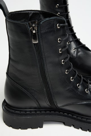 Botines de piel - Negro - Innuovo
