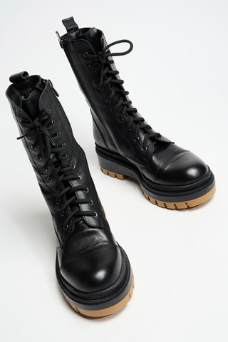 Botines de piel - Negro - Innuovo