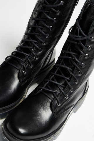Botines de piel - Negro - Innuovo
