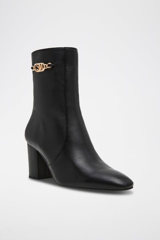 Stivaletti in pelle Geneeva - Nero