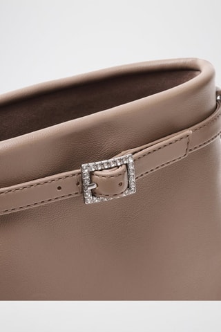 Stivaletti con zeppa Shocker - Taupe