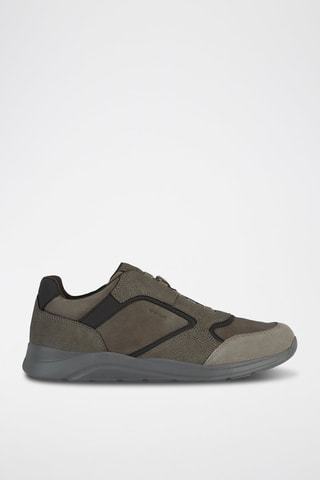 Slip-on in pelle scamosciata - Grigio - Geox