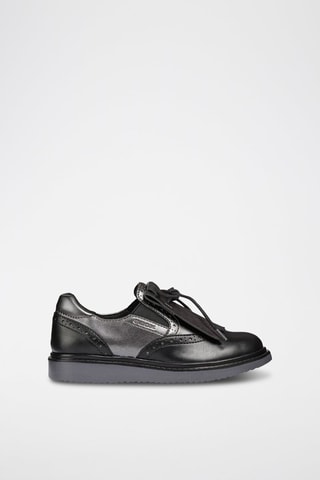 Slip-on Thymar - Nero e argentato - Geox
