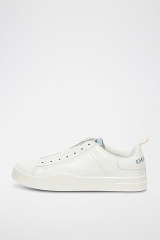 Slip-on in pelle verniciata S-Clever - Bianco - Diesel