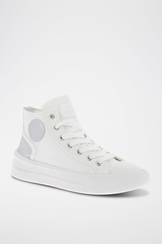 Sneakers alte Camelia - Bianco