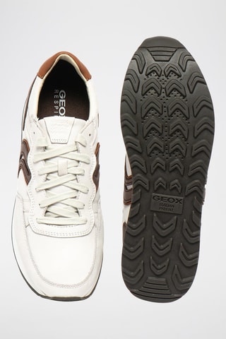 Sneakers in pelle Vincit - Bianco - Geox