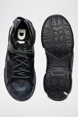 Sneakers in pelle S-Kipper Low Trek II - Nero - Diesel