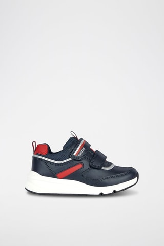 Sneakers - Navy e rosso - Geox