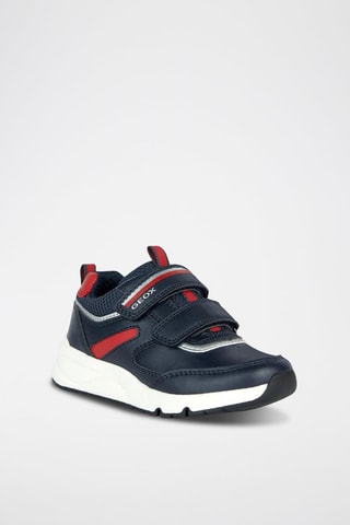 Sneakers - Navy e rosso - Geox