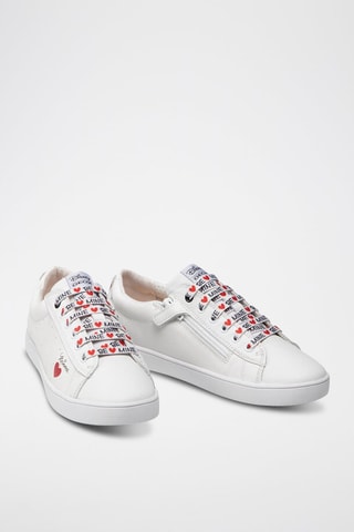 Sneakers in pelle Minni Disney - Bianco - Geox