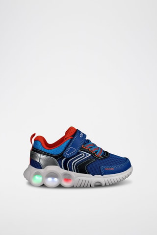Sneakers Wroom - Blu elettrico e arancione - Geox