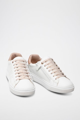 Sneakers in pelle Nettuno - Bianco - Geox