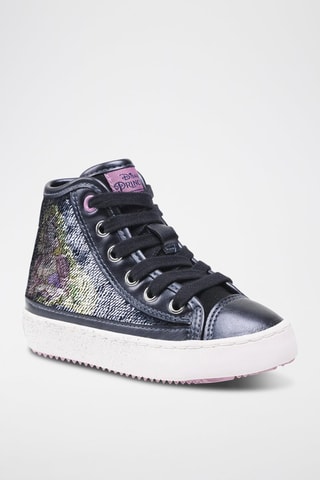 Sneakers alte Rapunzel Disney Kalispera - Nero - Geox