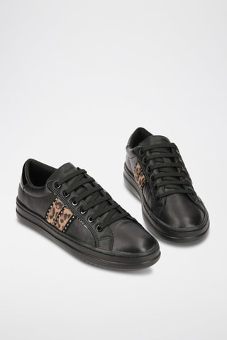 Sneakers in pelle Pontoise - Nero - Geox