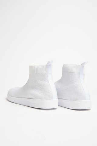 Sneakers a calza Veron - Bianco