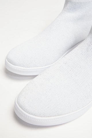 Sneakers a calza Veron - Bianco