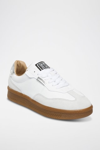 Sneakers in pelle scamosciata - Bianco