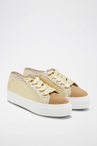 Sneakers in pelle - Dorato