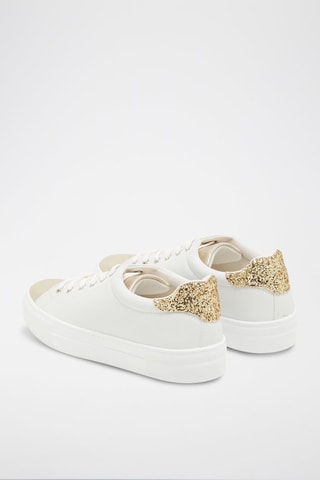 Sneakers - Dorato e bianco 