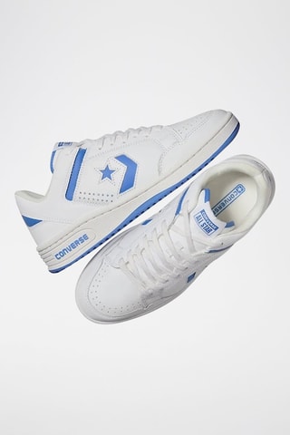 Sneakers in pelle Weapon - Bianco e blu