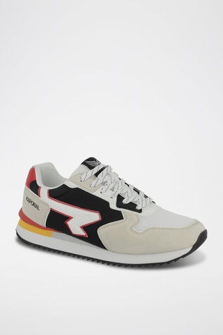 Sneakers in pelle Amiro - Bianco e nero