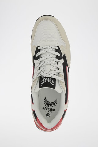 Sneakers in pelle Amiro - Bianco e nero