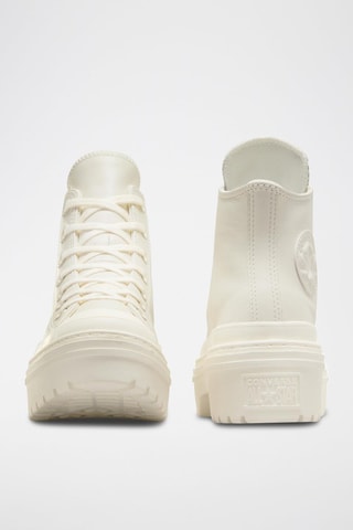 Sneakers alte con zeppa Chuck Taylor All Star Lugged Heel - Bianco