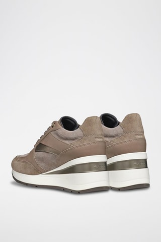 Sneakers in pelle Zosma - Taupe - Geox
