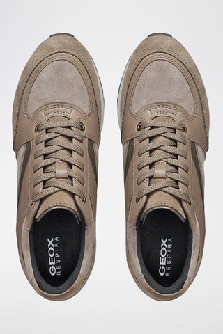 Sneakers in pelle Zosma - Taupe - Geox