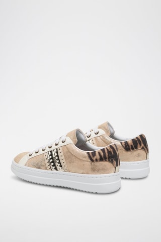 Sneakers in pelle Pontoise - Dorato - Geox