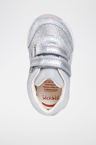 Sneakers in pelle - Argentato - Geox