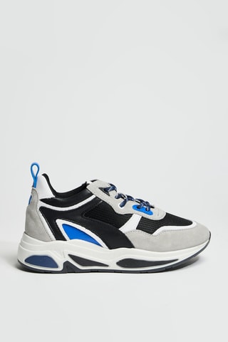Zapatillas de piel - Gris