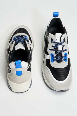 Zapatillas de piel - Gris