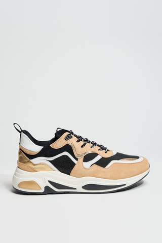 Zapatillas de piel - Beige