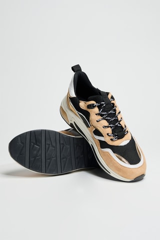 Zapatillas de piel - Beige