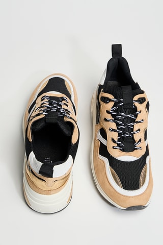 Zapatillas de piel - Beige