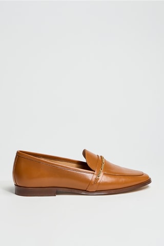 Mocassini in pelle - Marrone