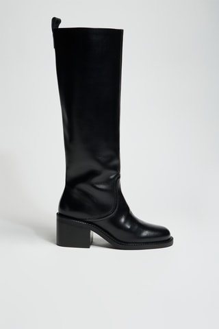 Bottes en cuir - Noir
