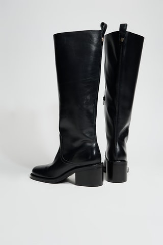 Bottes en cuir - Noir