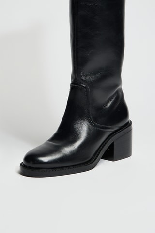 Bottes en cuir - Noir