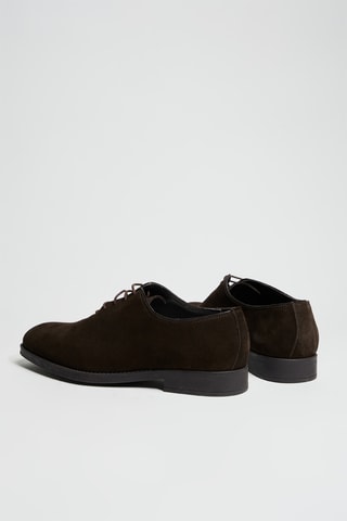 Oxford in pelle - Marrone scuro