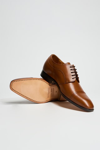 Oxford in pelle - Marrone